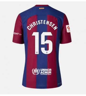 Barcelona Andreas Christensen #15 Koszulka Podstawowych Kobiety 2023-24 Krótki Rękaw